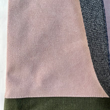Load image into Gallery viewer, Tote bag. Dusty pink cotton canvas and waxed linen tote.