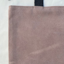 Load image into Gallery viewer, Tote bag. Dusty pink cotton canvas and waxed linen tote.