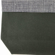 Load image into Gallery viewer, Tote bag. Vintage Chinese cotton fabric from the 1960s. Handwoven and hand-loomed. Khaki green cotton canvas bottom.