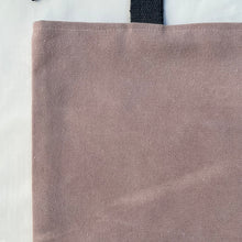 Load image into Gallery viewer, Tote bag. Dusty pink cotton canvas and waxed linen tote.
