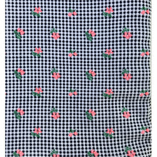 Load image into Gallery viewer, Handbag. Bag. Ex designer woven jacquard fabric tote with a soft black leather bottom.
