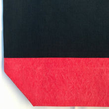 Load image into Gallery viewer, Handbag. Bag. Navy blue and red cotton canvas handbag. Ex-designer fabrics.
